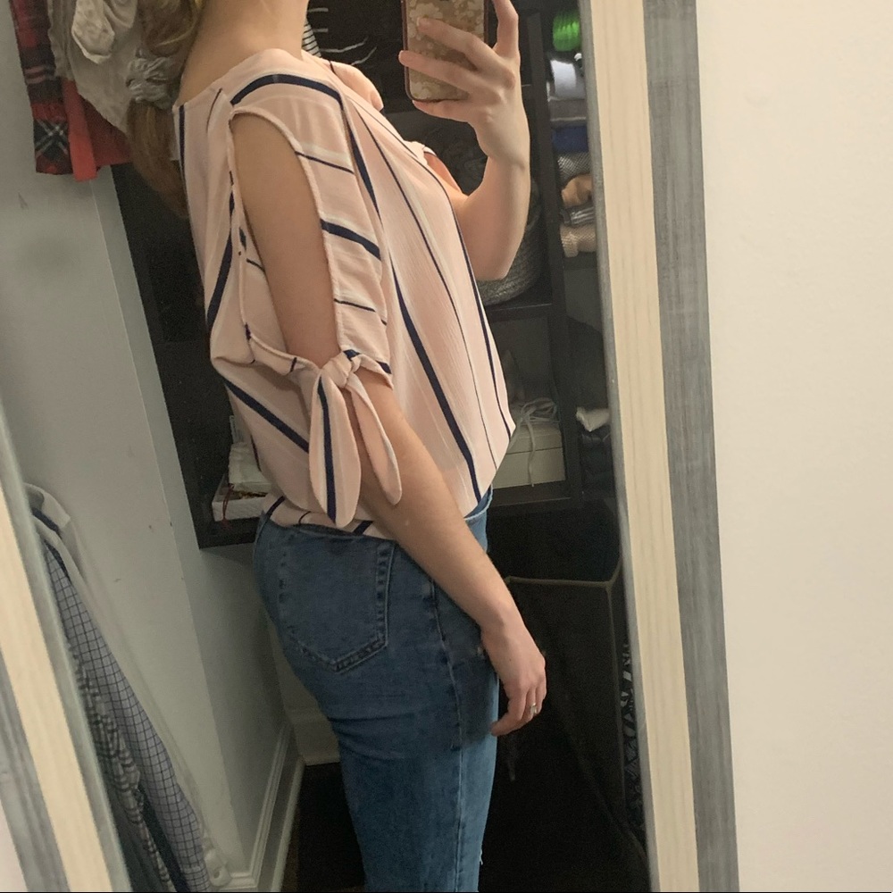 Striped Blouse - Picture 2 of 3